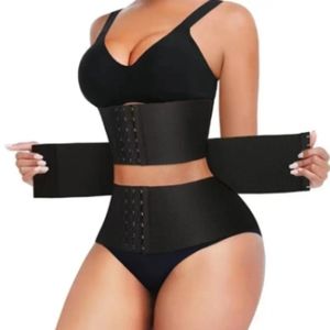 NWT Steel Bone Three-section  Waist Trainer Cinch Belt Shaping Sport shapewear